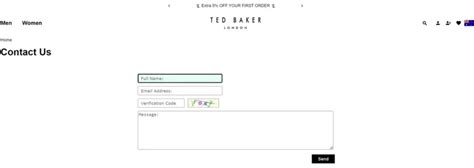 Warning about fake Ted Baker websites .